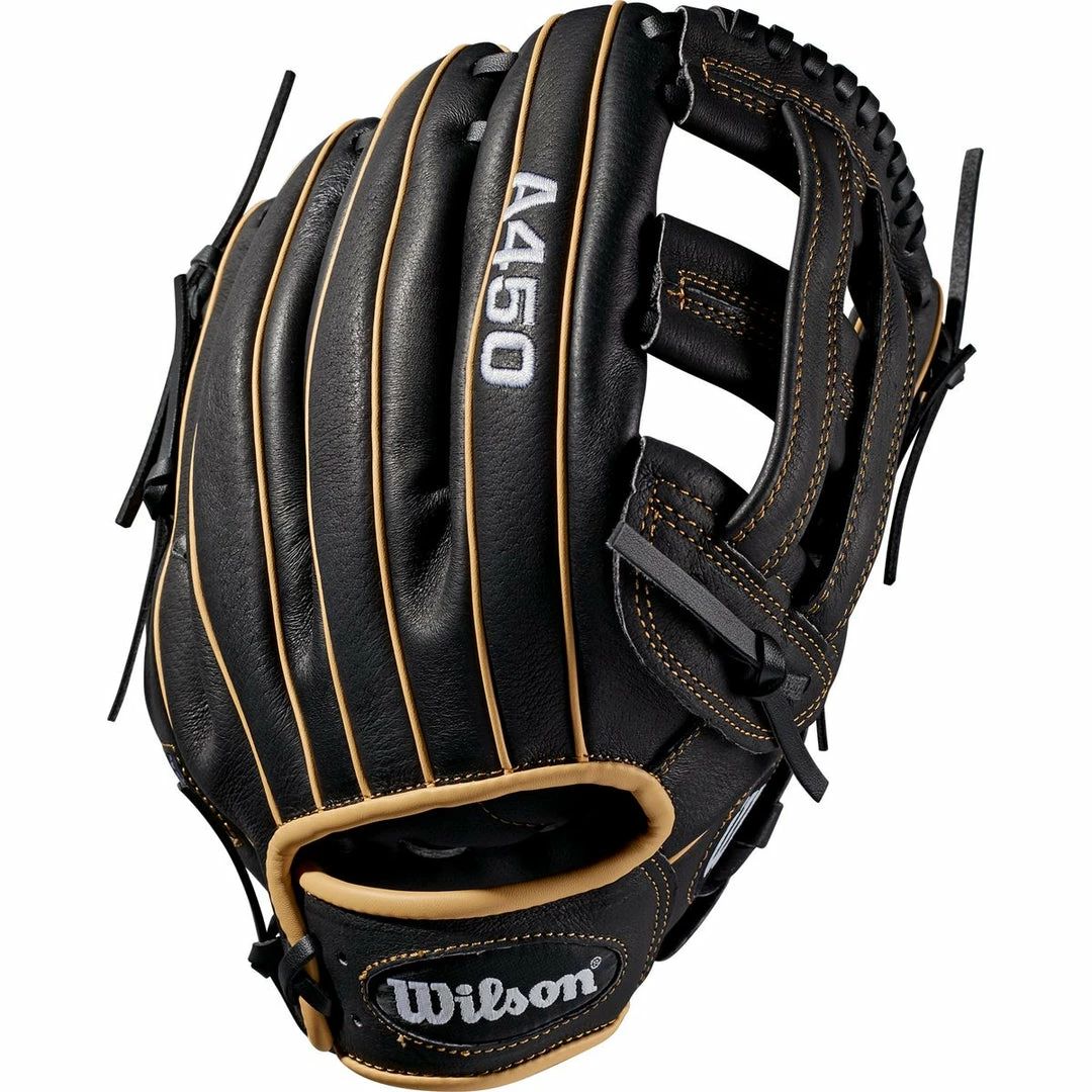 Baseball Gloves Wilson A450 12 Inch Youth Baseball Glove A04RB1912 2 Baseball Gloves Wilson A450 12 Inch Youth Baseball Glove A04RB1912 - Image 2
