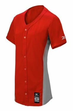 Mizuno Girls Pro Full-Button Game Jersey Apparel -baseball bat Popular Shop 350582 1091 1080x1080