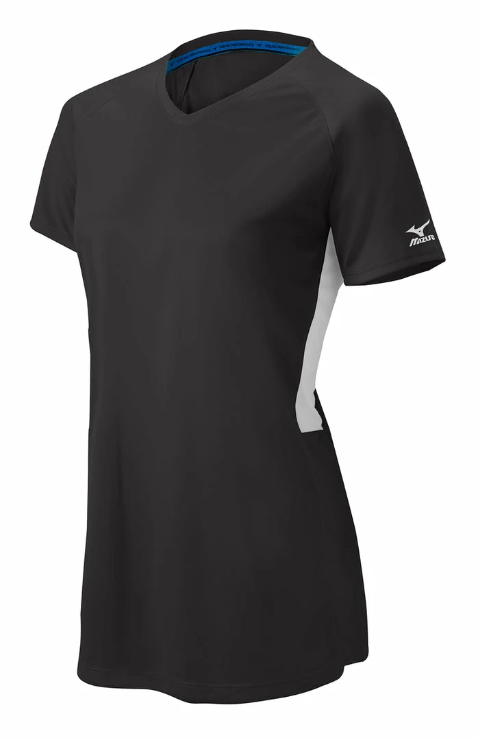 Mizuno Girls Comp Short-Sleeve V-Neck Jersey 13 Mizuno Girls Comp Short-Sleeve V-Neck Jersey - Image 13