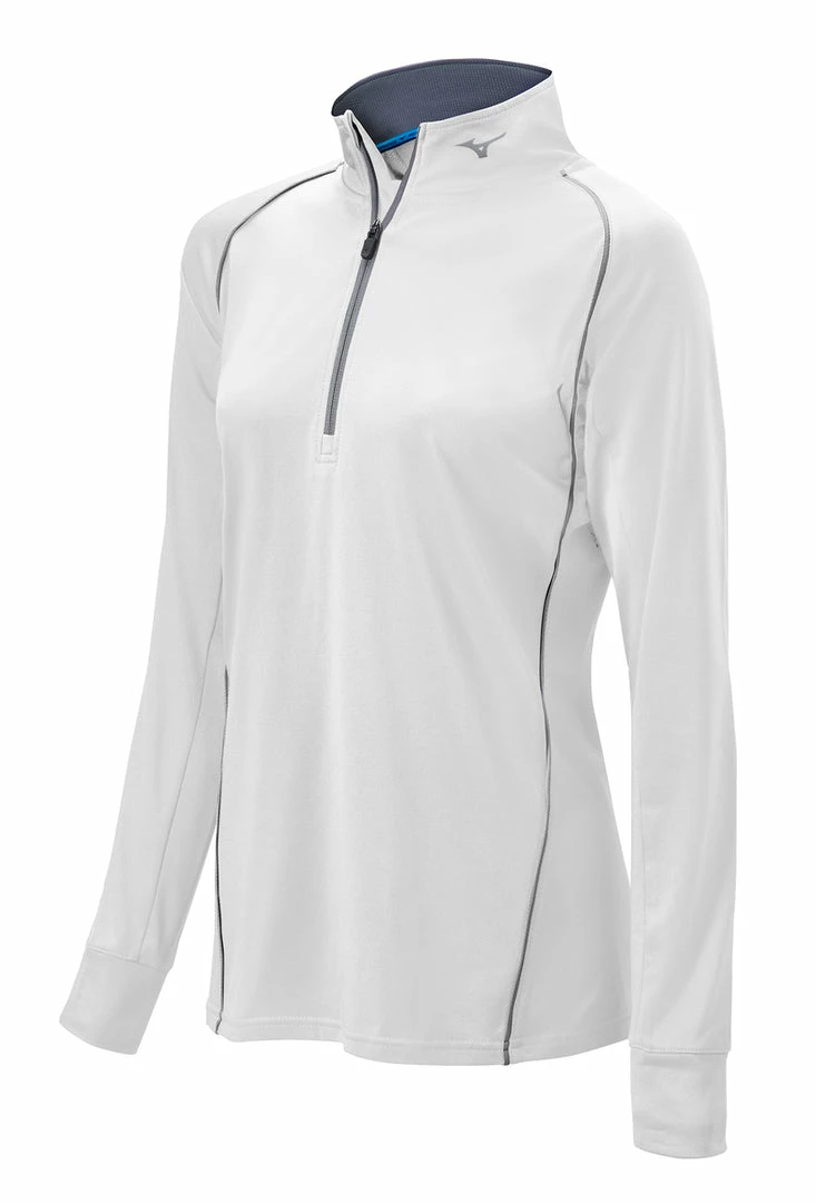 Mizuno Womens Comp 1/2 Zip Hitting Top Apparel 8 Mizuno Womens Comp 1/2 Zip Hitting Top Apparel - Image 8