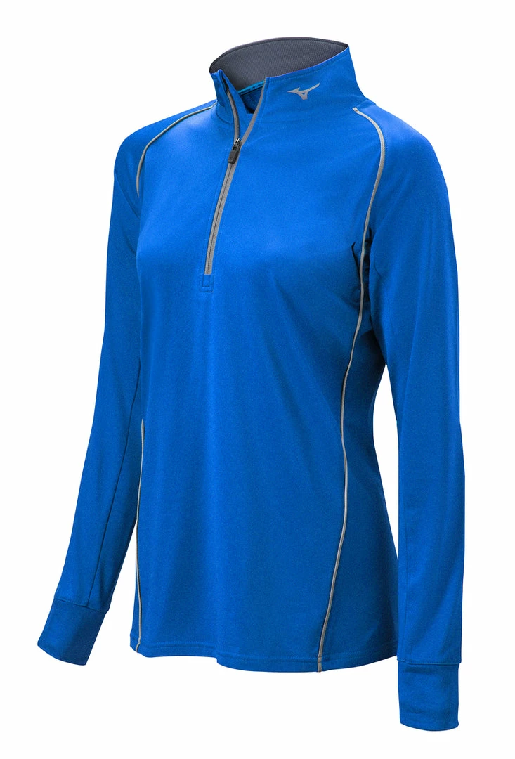 Mizuno Womens Comp 1/2 Zip Hitting Top Apparel 5 Mizuno Womens Comp 1/2 Zip Hitting Top Apparel - Image 5
