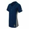 Mizuno Girls Pro Full-Button Game Jersey Apparel