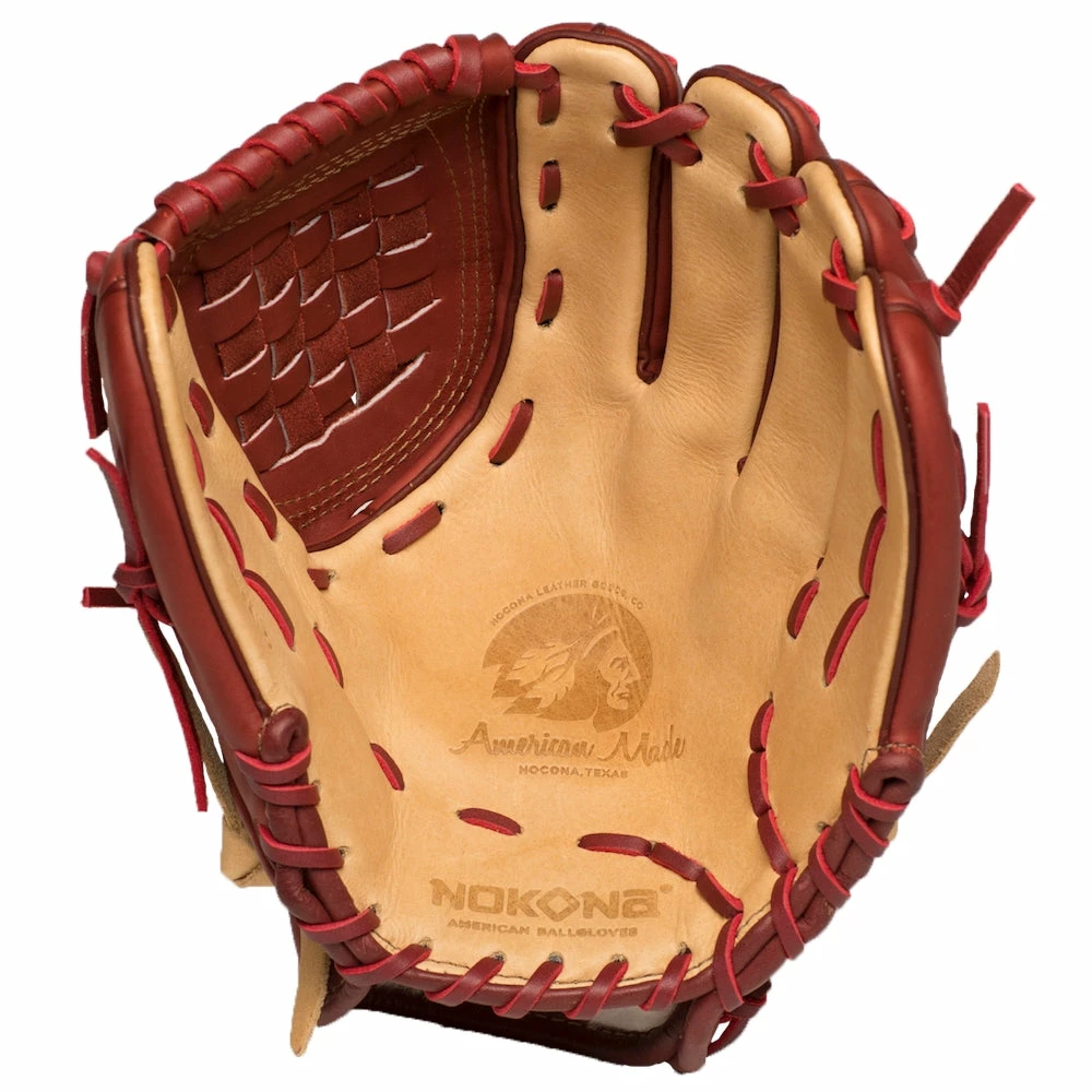 Nokona SKN-1-BL 12 Inch Baseball Infield Glove 1 Nokona SKN-1-BL 12 Inch Baseball Infield Glove