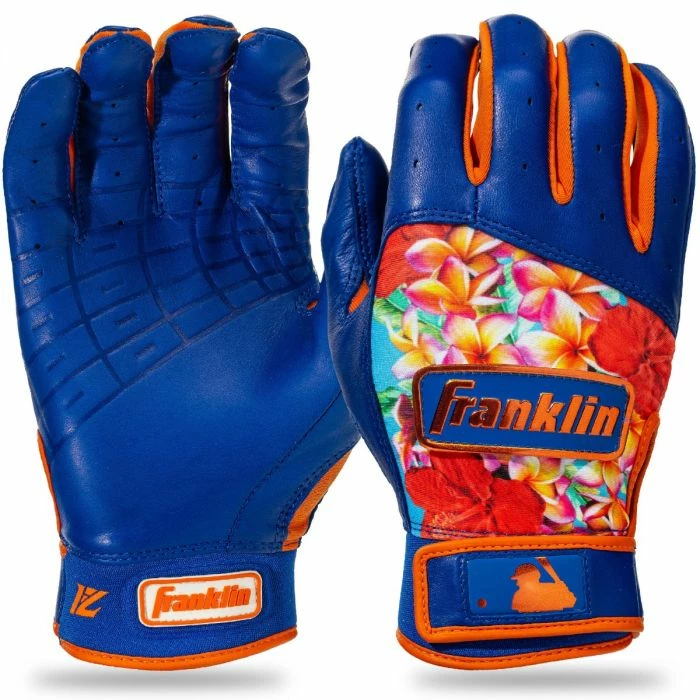 Franklin Limited Edition Pro Classic Adult Francisco Lindor Floral Batting Gloves 1 Franklin Limited Edition Pro Classic Adult Francisco Lindor Floral Batting Gloves